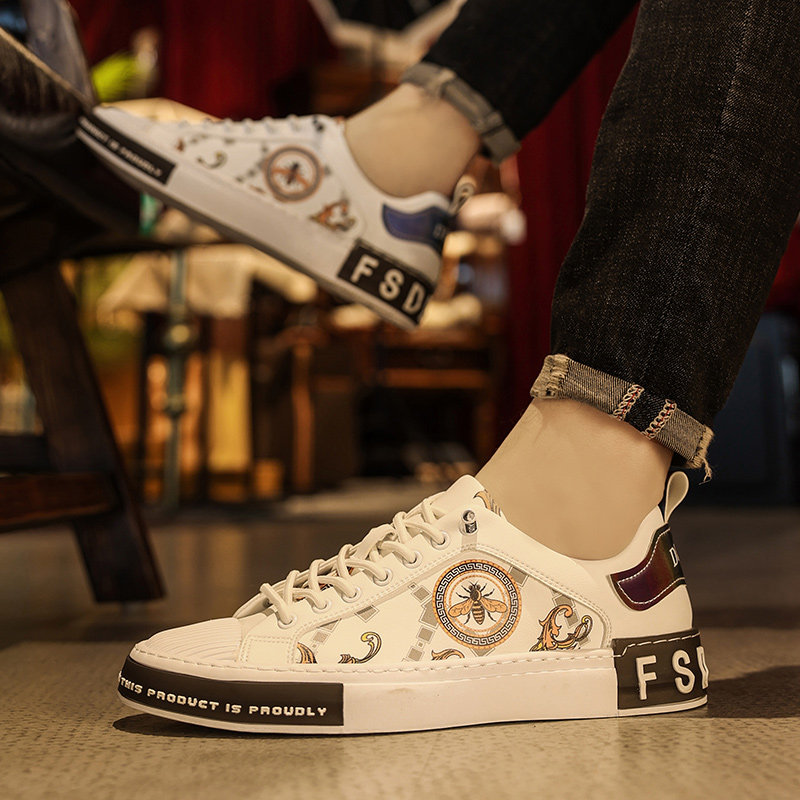 潮牌高级感一脚蹬板鞋男鞋子