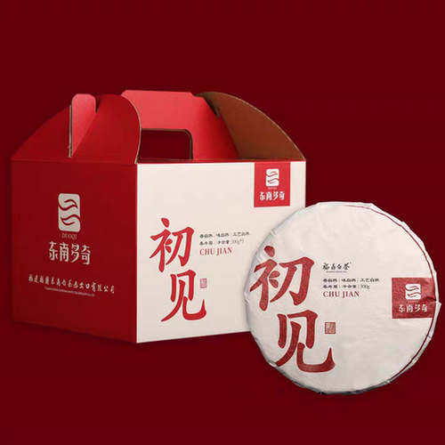 多奇东南白茶初见春寿眉饼张郑库大师茶非遗传承人专卖一提装5饼 - 封面