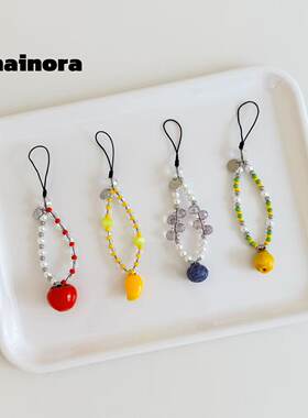 Chainora戢十伍【水果派对】手机链条侧边链挂件多彩水果手机配饰