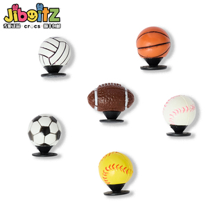 洞洞鞋配饰适配crocs配饰鞋花装饰扣卡通篮球足球鞋扣饰品鞋花