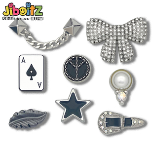 洞洞鞋配饰适配crocs配饰鞋花装饰扣趣味金属DIY鞋扣配件饰品鞋花