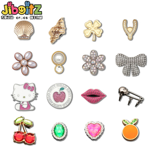 洞洞鞋配饰适配crocs配饰鞋花装饰扣金属趣味DIY鞋扣配件饰品鞋花