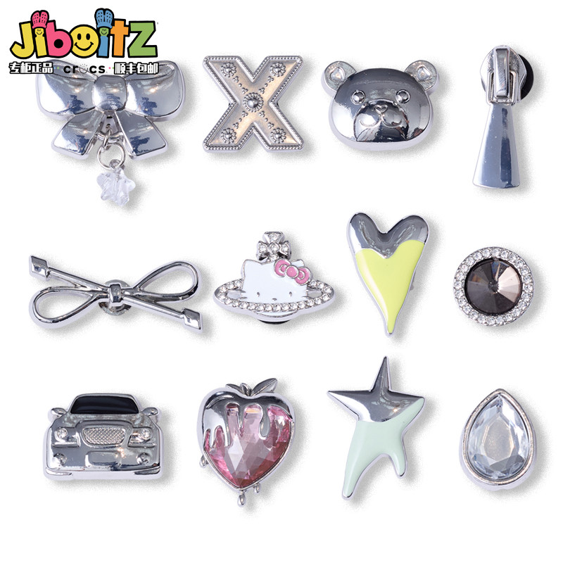 洞洞鞋配饰适配crocs配饰鞋花装饰扣2026趣味质感金属鞋扣饰鞋花,服饰配件/皮带/帽子/围巾,鞋扣,淘宝优惠券,粉丝福利购,淘宝优惠卷