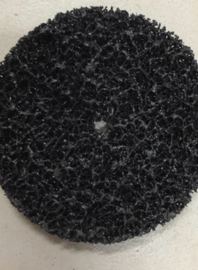 3M黑金刚4寸砂轮，中孔8MM拉丝轮，黑色粗纤维，磨砂带接头除锈