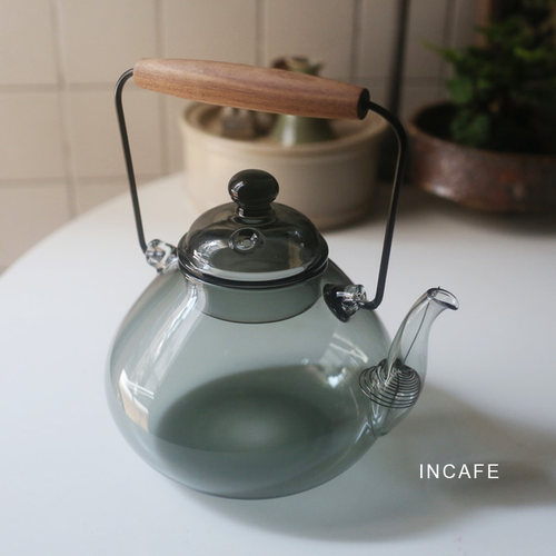 ins北欧风简约风格烧水壶煮茶壶提梁养生高温壶煮花茶煮老白茶壶