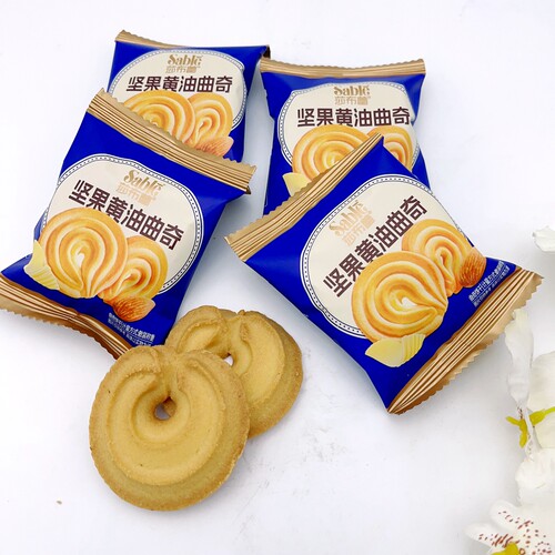 莎布蕾坚果黄油曲奇饼干