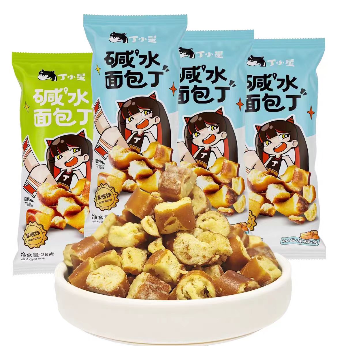 优乐麦丁小星碱水面包丁