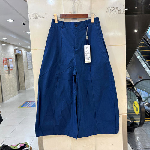 千娜利F80100阔腿气球裤女裤