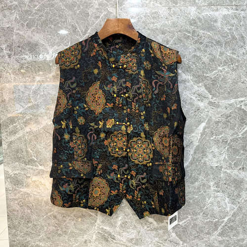 YSYSGF68013复古提花马甲外套