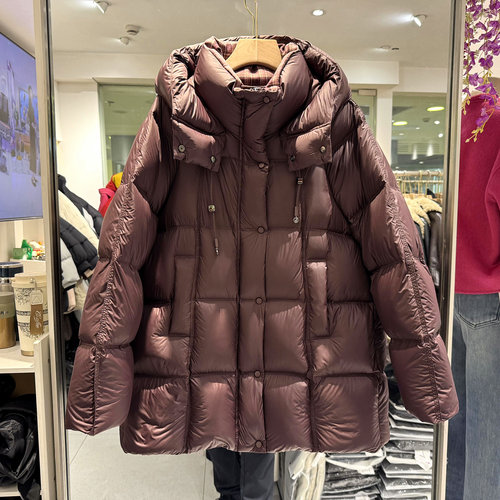 HF631云朵泡芙中长羽绒服