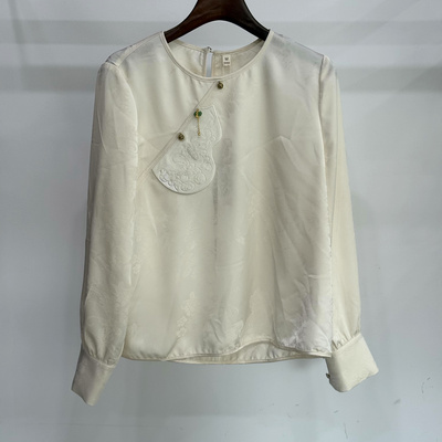 TFNA7033提花国风衬衣小衫