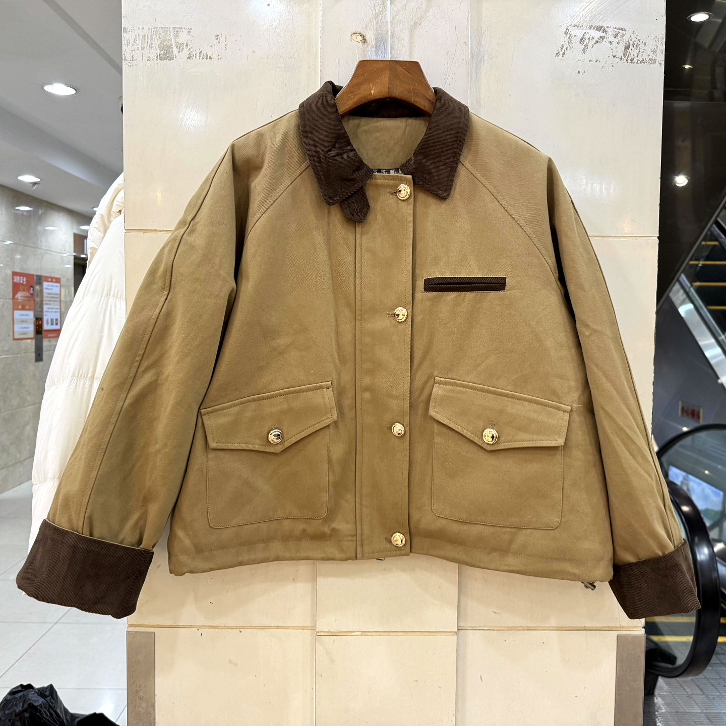 65118赵露思同款棉服外套