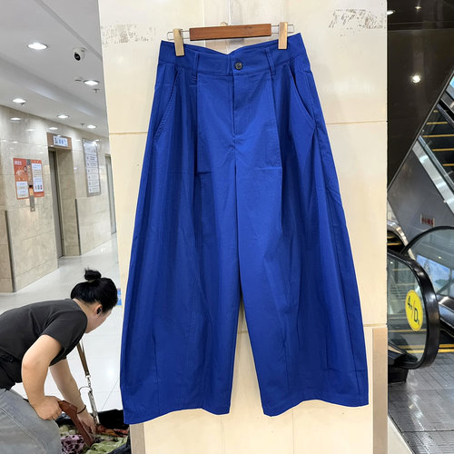266073休闲九分裤气球裤女裤