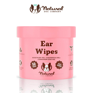Natural Dog-Ear Wipes天然抑细菌真菌除耳垢宠物耳部清洁湿巾