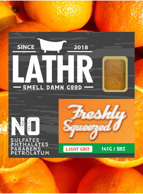 Lathr-Freshly Squeezed Soap Bar清新柑橘香清爽提神醒脑 沐浴皂