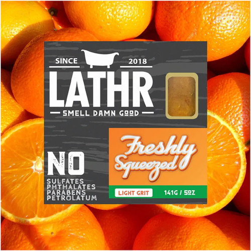 Lathr-Freshly Squeezed Soap Bar清新柑橘香清爽提神醒脑 沐浴皂
