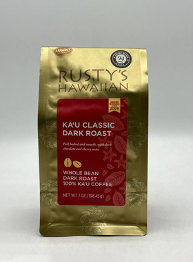 Rusty's Hawaiian-Ka'u咖评94分 油桃红糖巧克力 深度烘焙咖啡豆