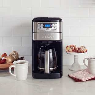 Cuisinart-美膳雅DGB400全自动12杯可编程研磨滤滴式玻璃壶咖啡机