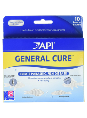 Api-消除鱼类寄生虫缓解鳃吸虫皮肤吸虫腹部肿胀淡水和海水鱼粉剂