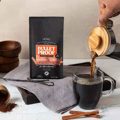 Bulletproof-防弹咖啡集中注意力思路清晰 肉桂香草中度烘焙咖啡