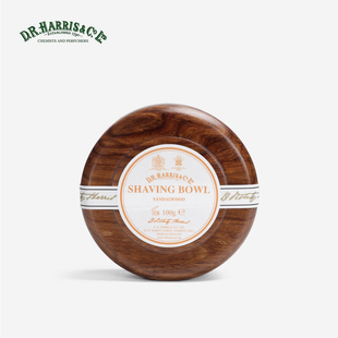 D.R.Harris-Sandalwood经典檀香 男士剃须皂 含桃花心木皂碗 100g
