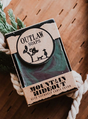 Outlaw Soaps- Mountain Hideout 世外桃源森林木香 男士沐浴皂