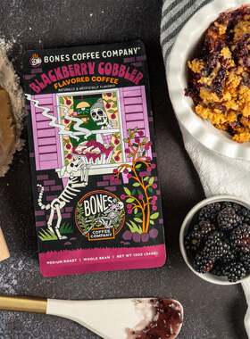 Bones Coffee-白骨Blackberry Cobbler黑莓奶油酥皮中度咖啡豆