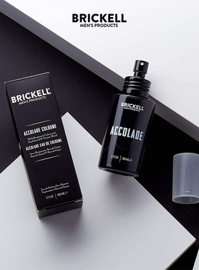 Brickell-温暖烟熏清新柑橘天然持久香体精致男士古龙水香水 50ml
