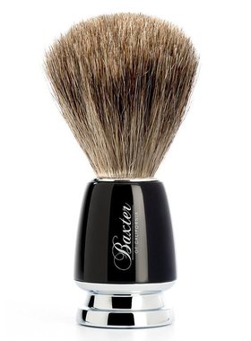 Baxter of California-Best Badger超佳优质纯獾毛男士剃须刷黑色