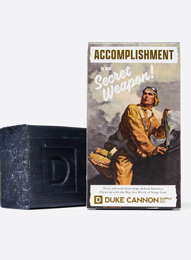 Duke Cannon-成就感 Accomplishment 佛手柑黑胡椒 男士香皂 280g