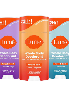 Lume-无铝男女通用温和亲肤不含小苏打全身适用72小时除臭止汗膏