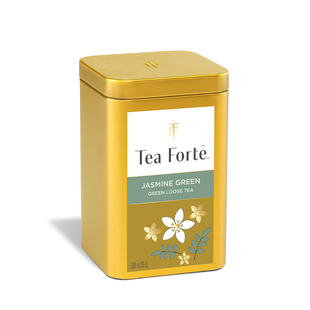 Tea Forte-优质茉莉花绿茶 舒缓心灵抗氧化功效滋养身体 罐装茶叶