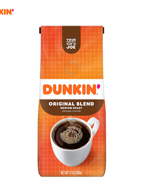 Dunkin' Donuts-唐恩都乐 原始综合 中度烘焙咖啡豆咖啡粉 340g