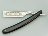 Wacker 西班牙凹头水牛角柄理发直刃剃须刀 Bride Barber