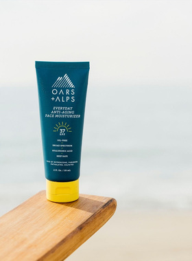 Oars Alps-广谱UVA/UVB SPF37 防日晒保湿抗皱男士面部防晒霜59ml