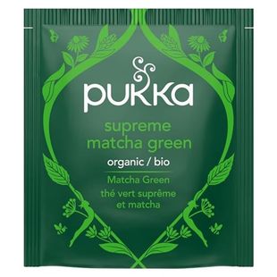Pukka-普卡天然无咖啡因Matcha Green超级抹茶绿茶独立包装20袋