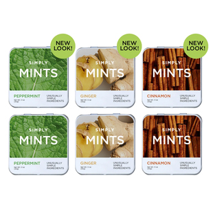 Simply 清新口气生姜肉桂抹茶枫叶茴香留兰香薄荷糖 30g 盒 Mints