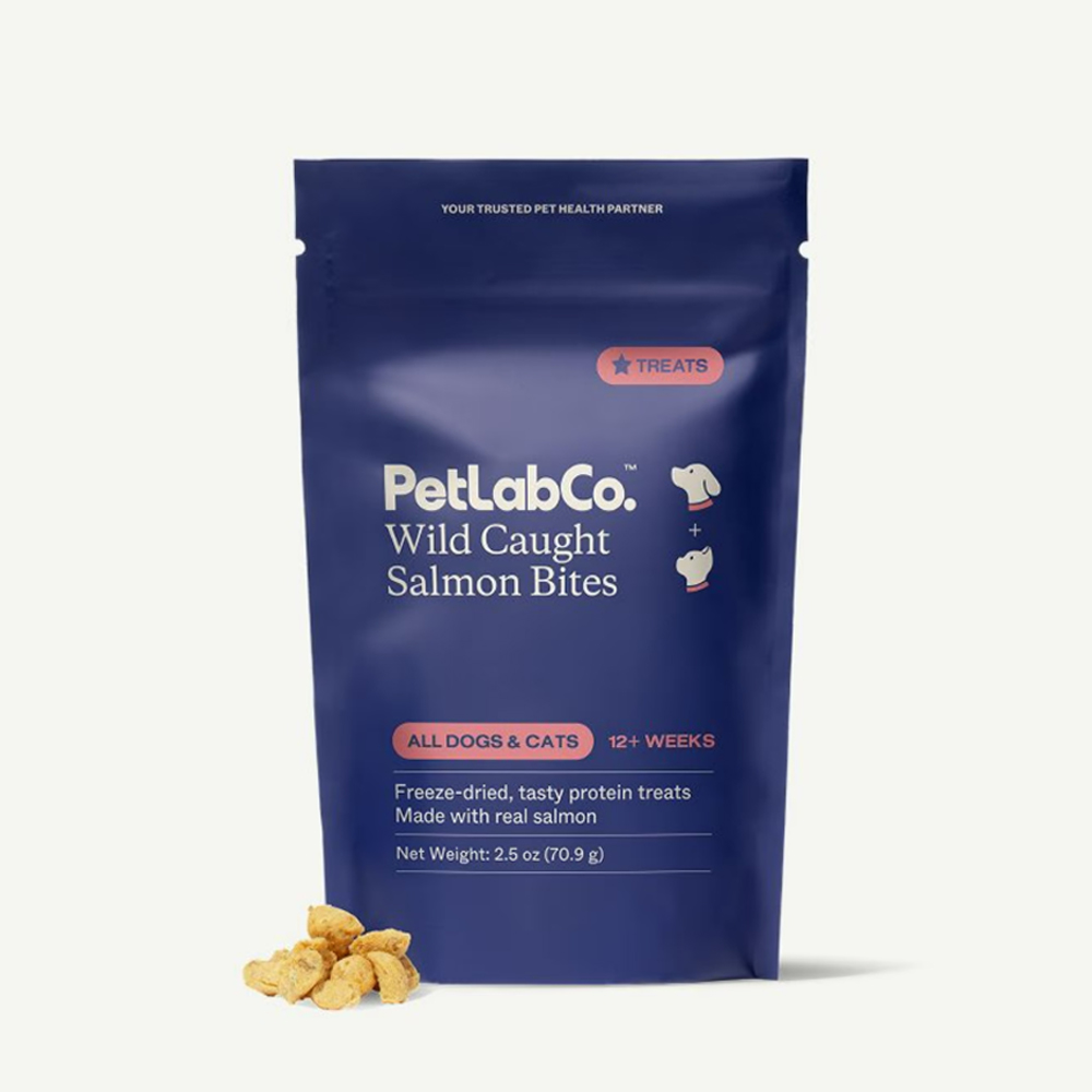 PetLabCo-优质鲑鱼制成富含蛋白质三文鱼块强身健体 猫狗冻干零食