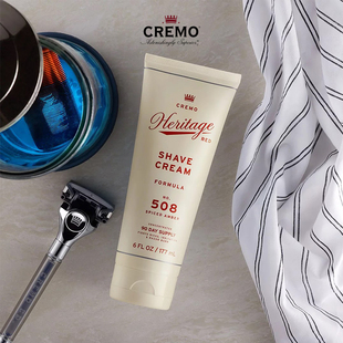 Cremo-克雷莫 传承系列NO.508香料琥珀顺滑男士浓缩剃须膏177ml