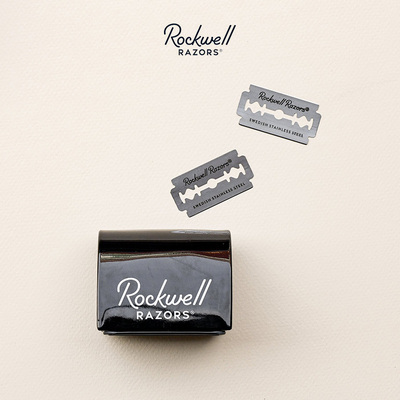Rockwell-50片容量环保可回收 双刃剃须刮胡刀片安全收纳储存盒