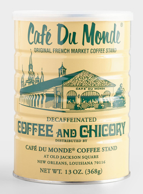 Cafe Du Monde-无咖啡因 菊苣咖啡粉 新奥尔良法国市场咖啡 368g