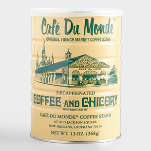 Cafe Du Monde-无咖啡因 菊苣咖啡粉 新奥尔良法国市场咖啡 368g