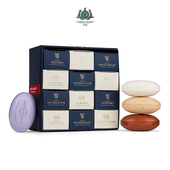 Caswell 礼盒12块 6号畅销合集男女沐浴皂套装 Massey 木纹檀香经典