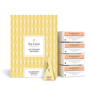 Tea Forte-Blueberry Merlot茶叶锦标赛蓝莓梅洛金字塔茶包礼盒
