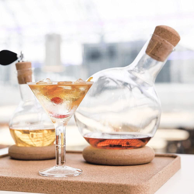 Bodum-丹麦波顿北欧家用户外含底座软木塞饮品瓶水壶红酒醒酒器