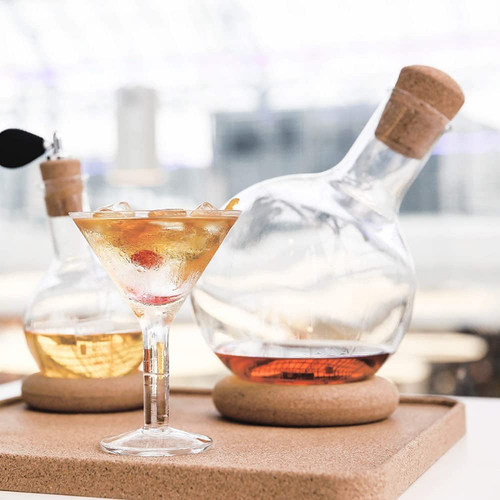 Bodum-丹麦波顿北欧家用户外含底座软木塞饮品瓶水壶红酒醒酒器