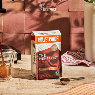 Bulletproof-防弹咖啡 生酮饮食 Mentalist 中深度咖啡豆粉340g