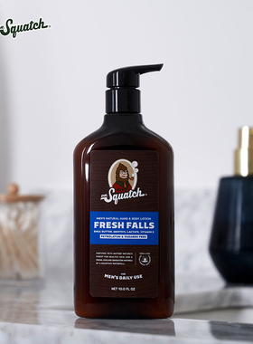Dr. Squatch-新鲜瀑布椰子波旁威士忌BODY LOTION男士身体乳295ml
