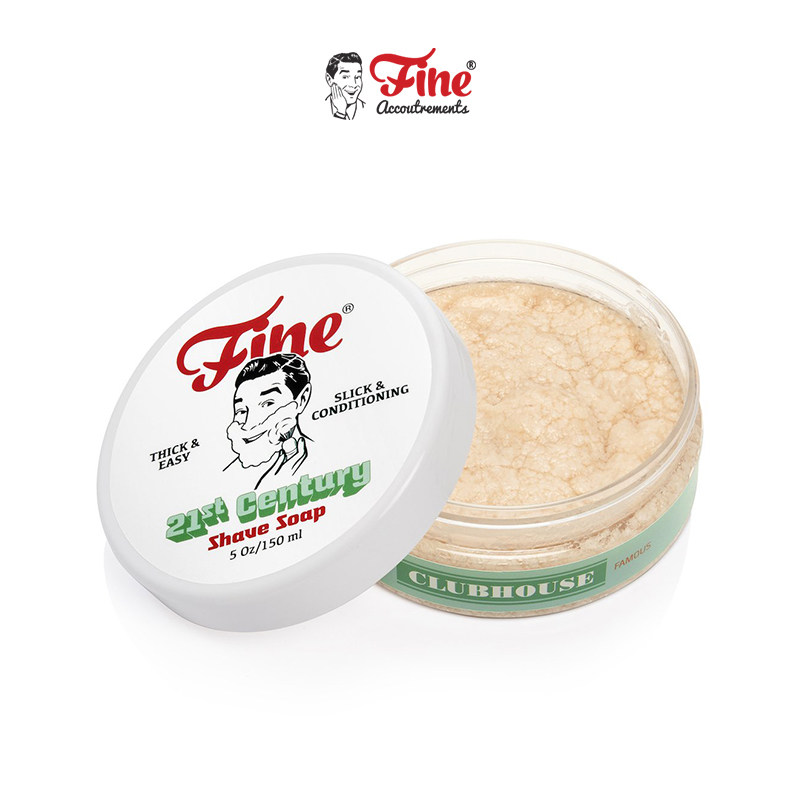 Fine Accoutrements-21世纪 经典Clubhouse 传统男士剃须皂150ml