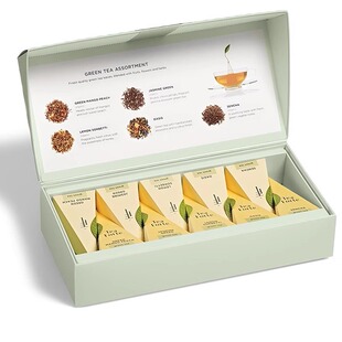 Tea Forte-Green Tea 绿茶 金字塔袋泡茶包 精致礼盒 10包
